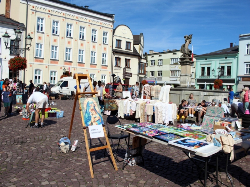 Pchli Targ/ 6.08.202, Rynek, Skoczów