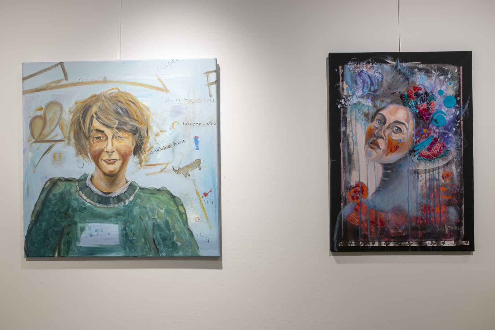 Trudne czasy - gniew/ Otwarcie wystawy malarstwa Ewy Kanik/ 2022-03-15, Galeria ARTadres