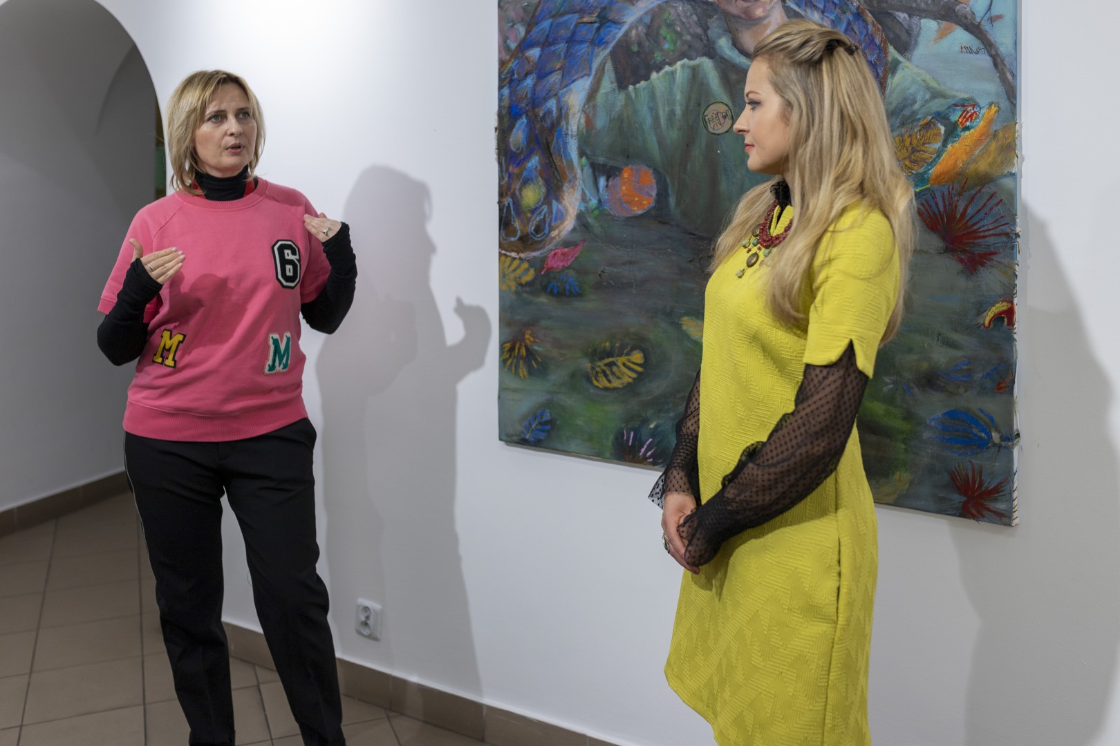 Trudne czasy - gniew/ Otwarcie wystawy malarstwa Ewy Kanik/ 2022-03-15, Galeria ARTadres