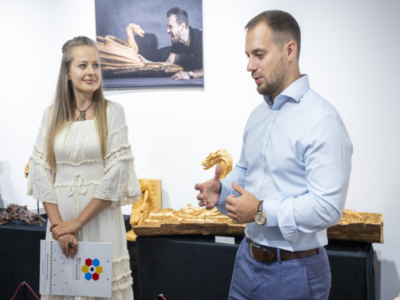 Miejskie Centrum Kultury w Skoczowie - Wystawa rzeźb Sergiia Michalczenko/28.08.2026 r., Galeria ARTadres