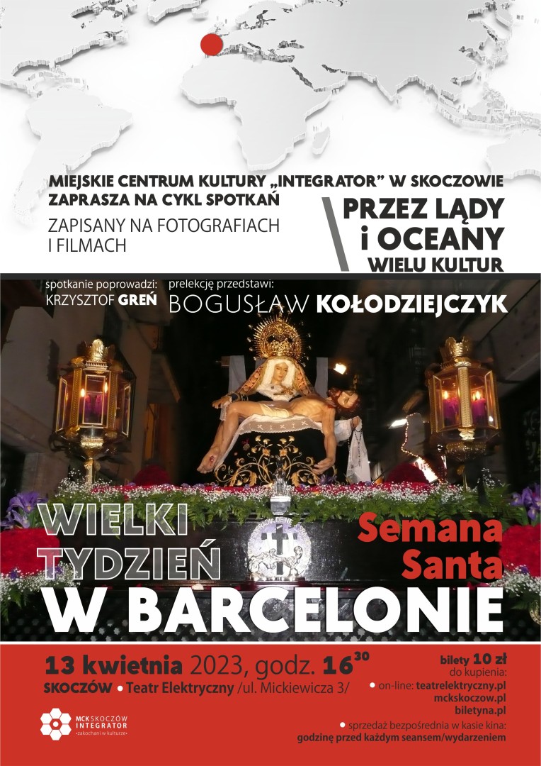  - Prelekcja podróżnicza: Semana Santa - Wielki Tydzień w Barcelonie