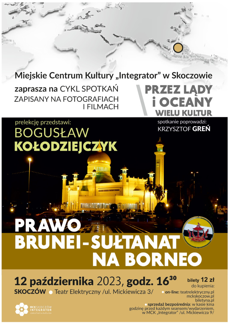  - Prelekcja podróżnicza: Prawo Brunei - sułtanat na Borneo