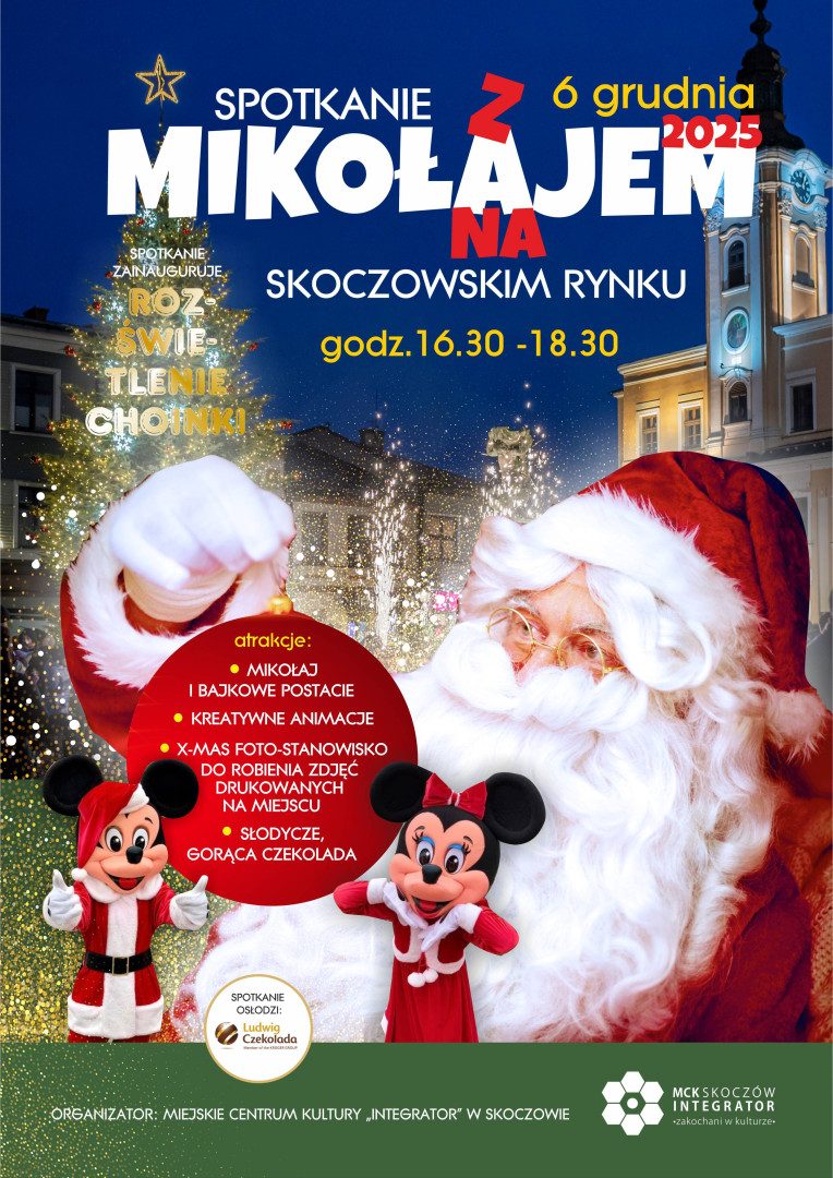 - Spotkanie z Mikołajem na skoczowskim rynku 2025