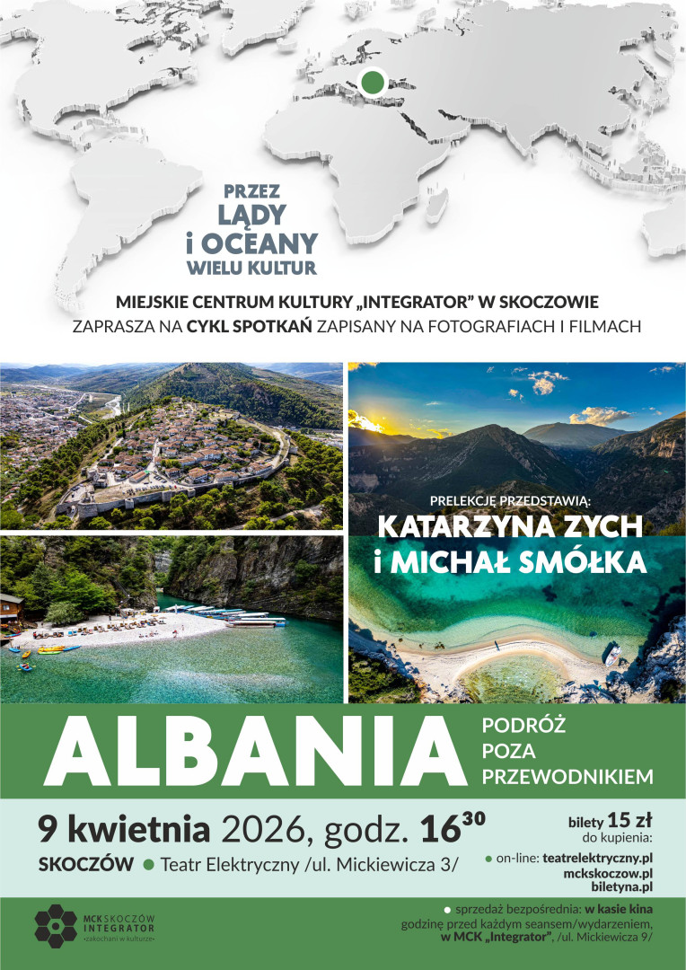  - Prelekcja podróżnicza: Albania - poza utartym szlakiem