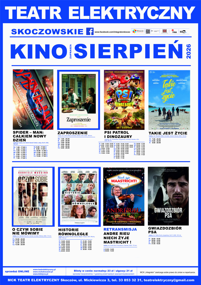 - Repertuar kina - SIERPIEŃ 2026