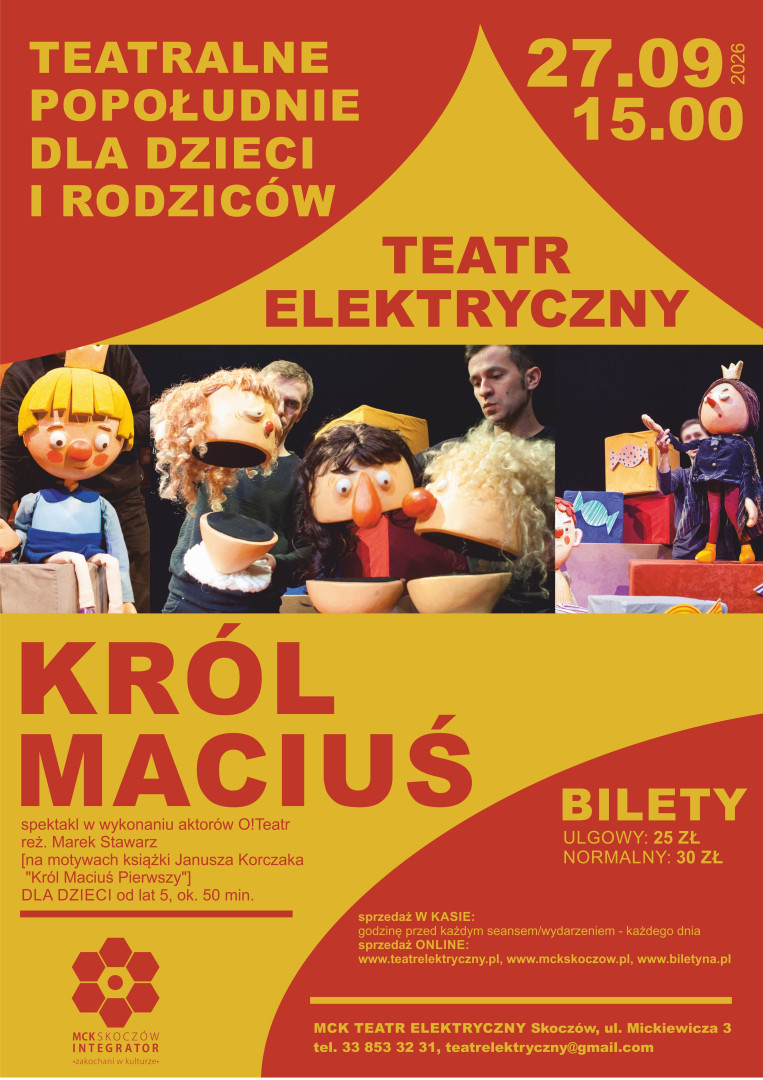  - Teatralne popołudnie dla dzieci i rodziców: 