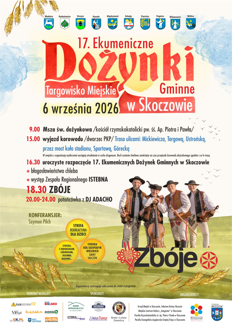  - 17. Ekumeniczne Dożynki Gminne w Skoczowie - PROGRAM